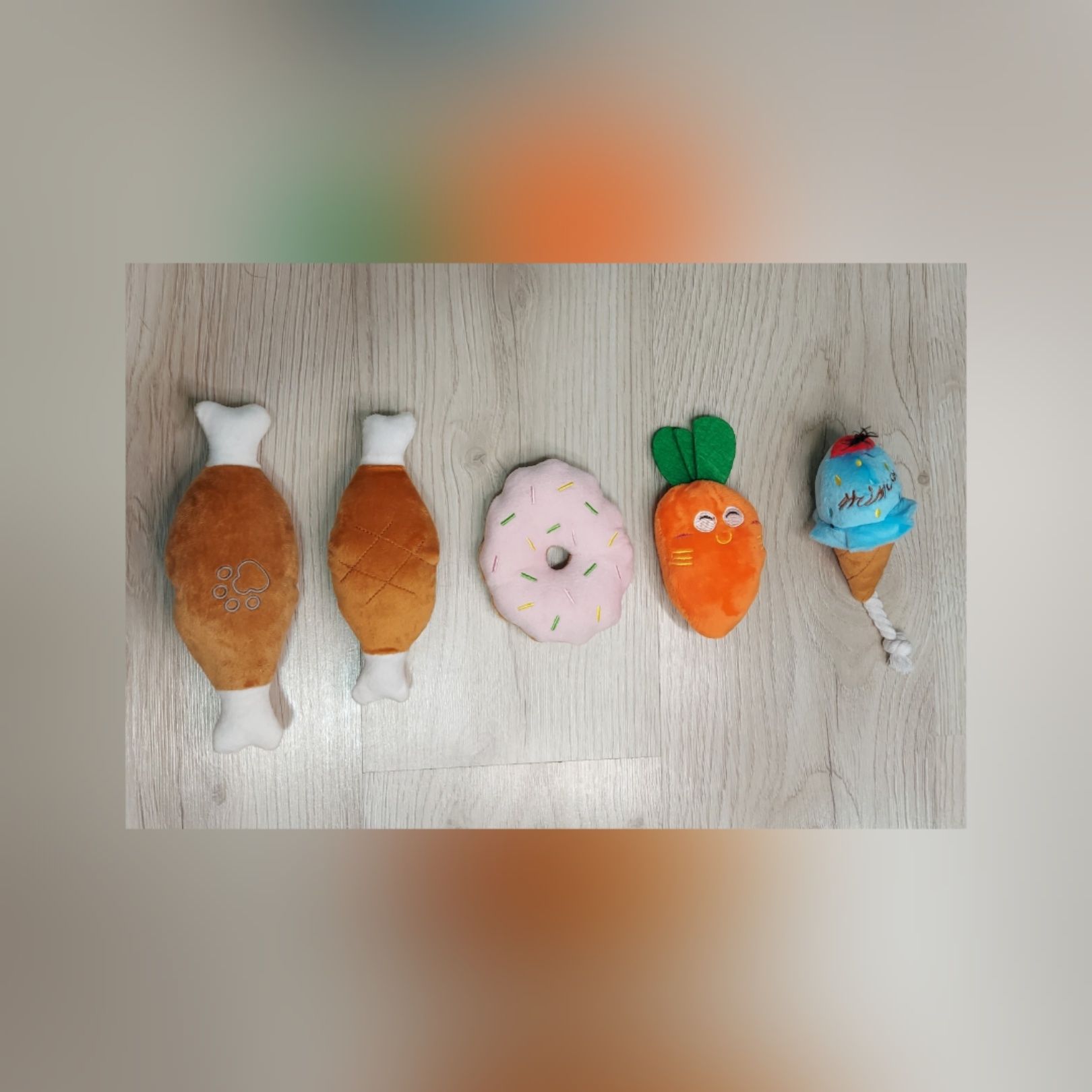 Miękkie miłe pluszowe zabawki dla zwierząt
jedzenie
