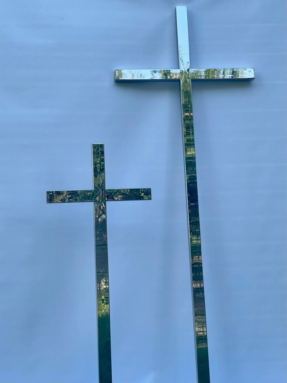 3600 грн Хрест на могилу з нержавійки на кладовище з нержавіючої стал