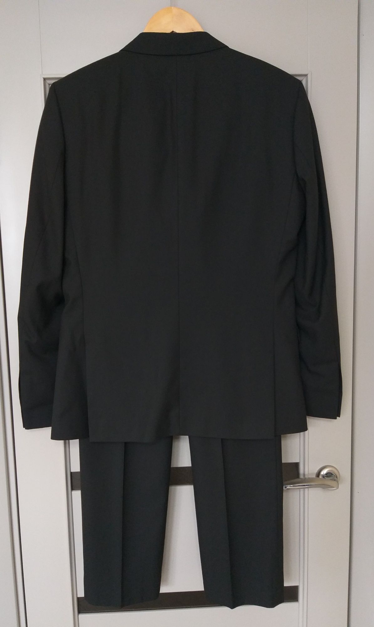 Костюм двійка класичний чорний на випускний Identity піджак брюки