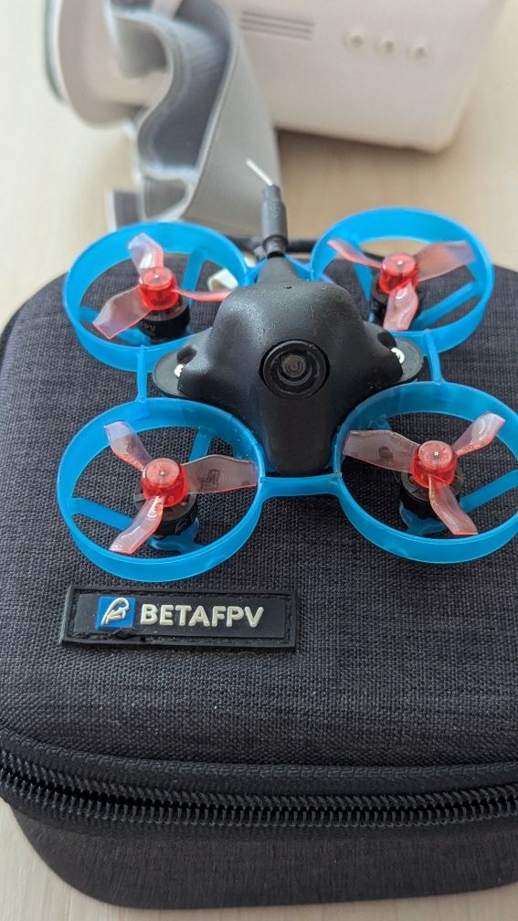 Дрон betafpv meteor 65 TBS Crossfire + окуляри betafpv vr02 + аксесуа