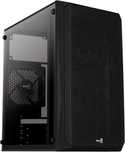 корус пк Aerocool CS107 V1 MicroATX PC Case Side Window 120mm FanBlack