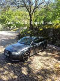 Audi A3 2.0 tdi sportback 2014 s line