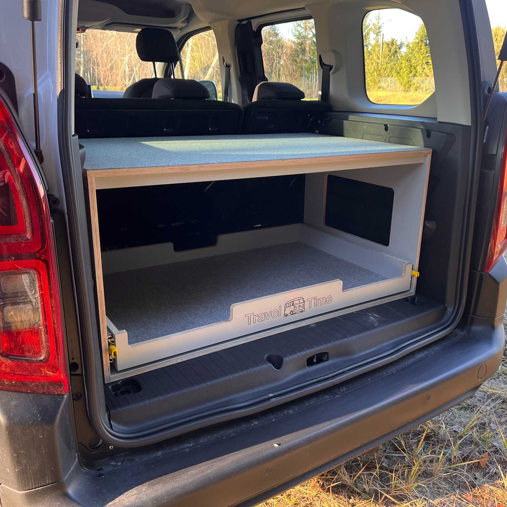 Box kempingowy zabudowa turystyczna stelaż do spania Citroën Berlingo