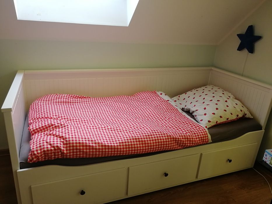 Łóżko Hemnes Ikea-rezerwacja do 09.10.2025 godz. 17.00