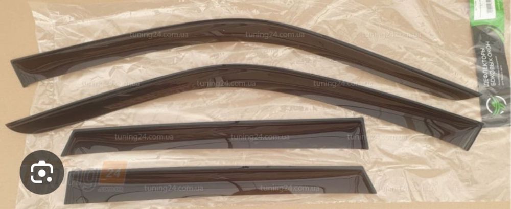 Ветровики Дефлекторы окон и Капота Mitsubishi Pajero Wagon/L200/asx