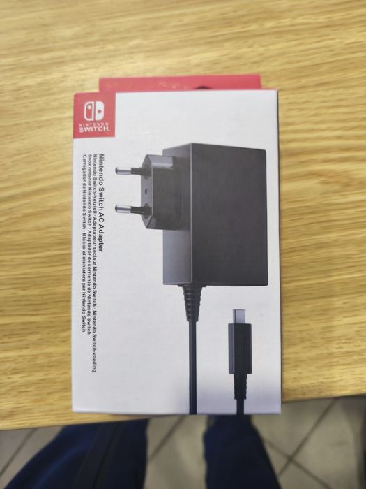 Carregador original Nintendo Switch NOVO