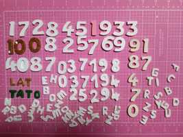 Scrapbooking litery i cyfry liczby