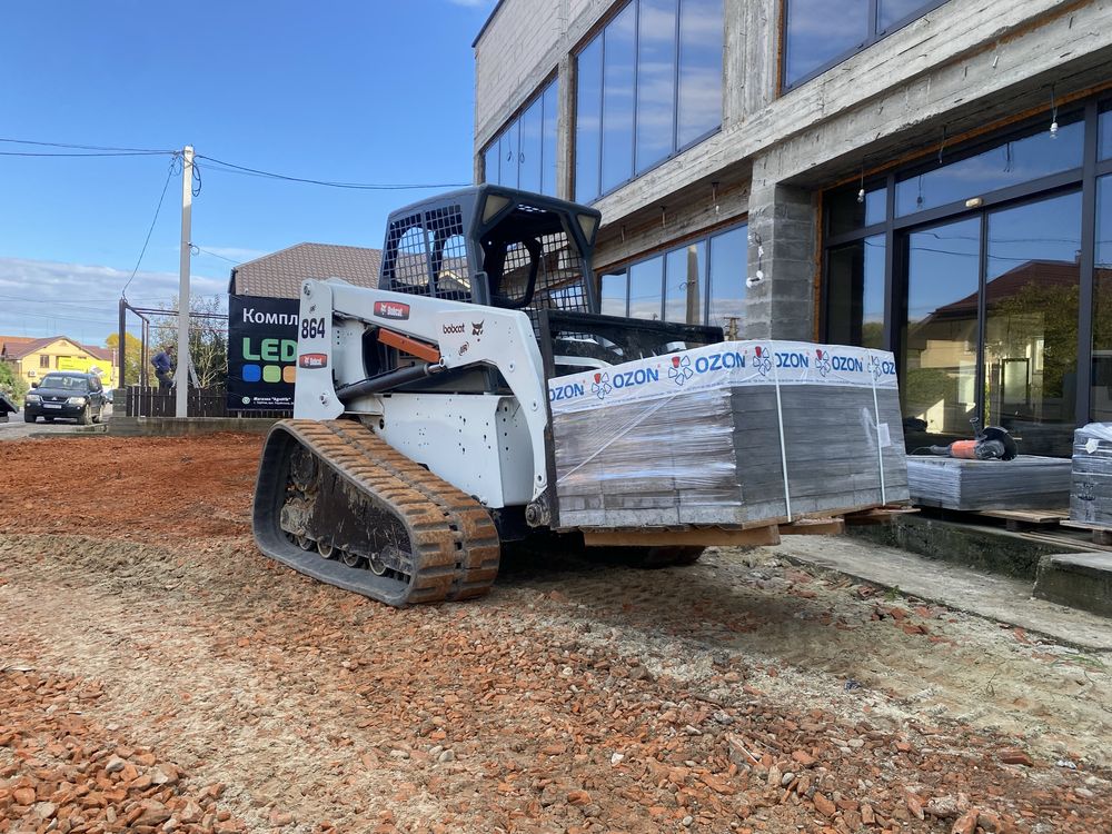 Послуги міні навантажувач бобкат, бобкет, Bobcat