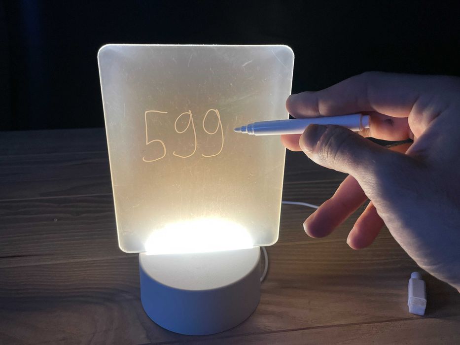 Дощечка з LED підсвіткою та ручкою для малювання