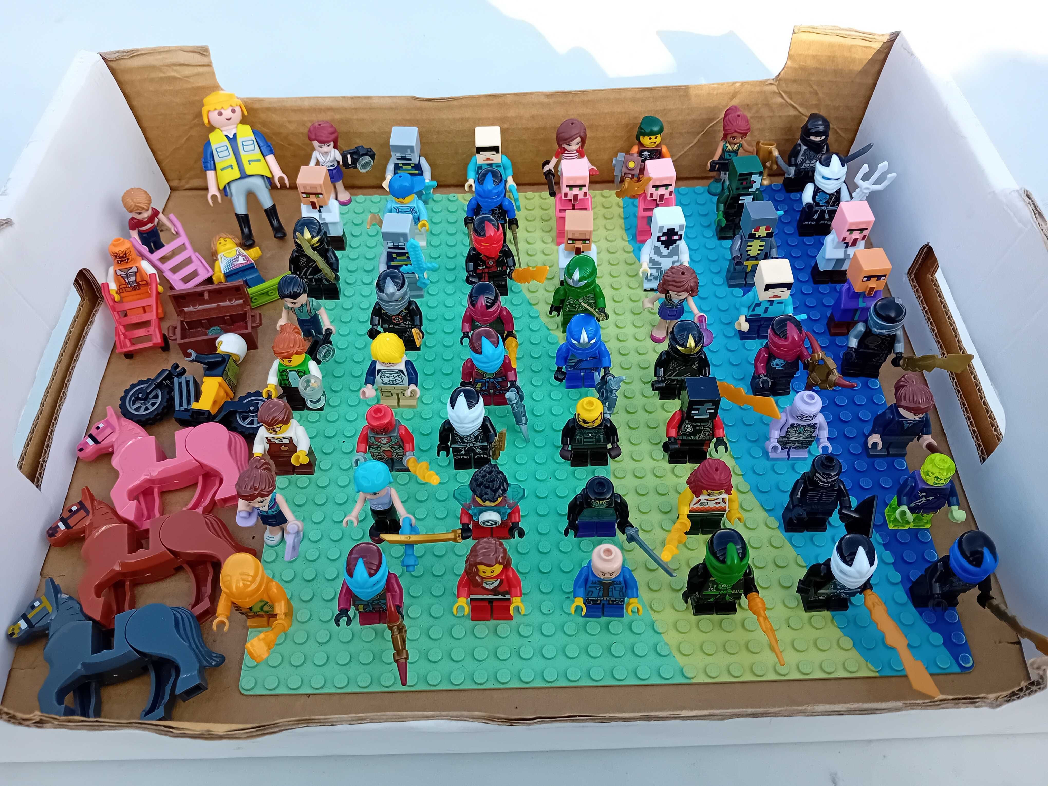 Ludziki/Figurki Lego, Cały Karton, Różne Serie, Wyprzedaż !! OKAZJA !!