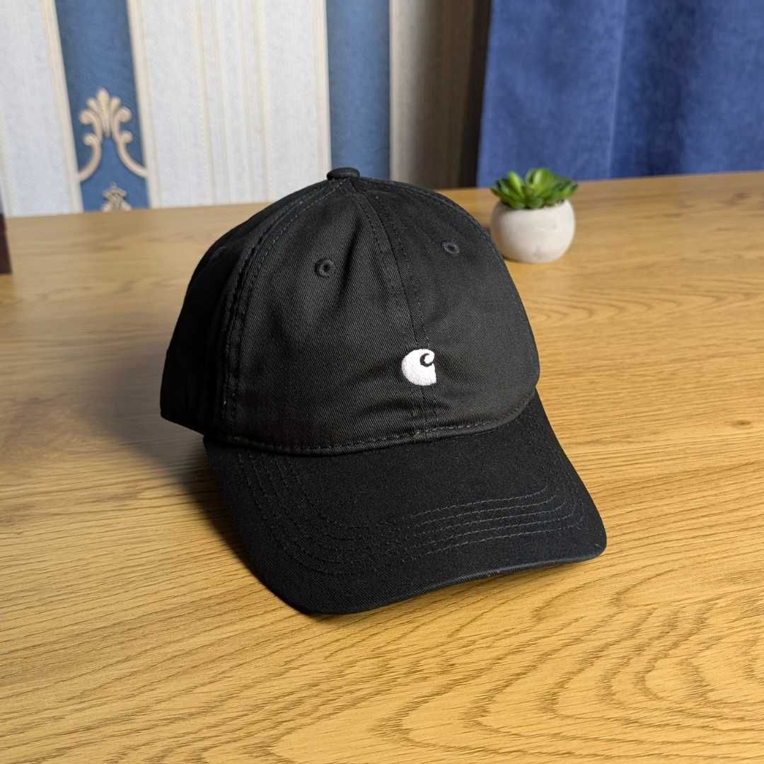 Кепка Carhartt чёрная, кепка кархарт, бейсболка кархарт, чорна кепка