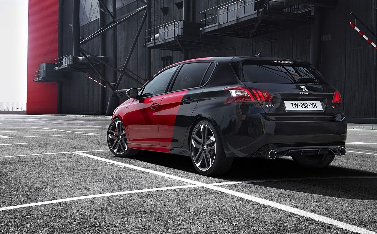 SPOILER DIFUSOR Pala Aba LÂMINA PEUGEOT 308 GTI CARRINHA SW CARRO Novo