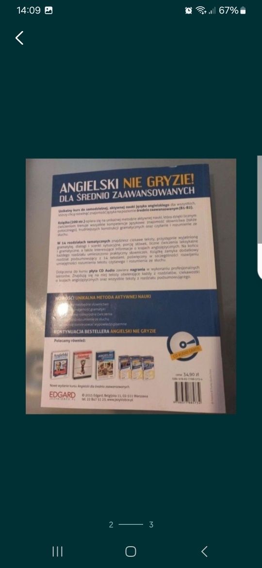 Książka do nauki języka angielskiego