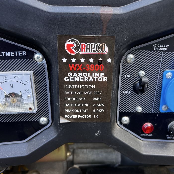 Бензиновый генератор WX-3800 RAPCO