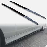 Dokładki Listwy Pod Progi BMW E90 E91 E92 E93 CZARNY POŁYSK / CARBON