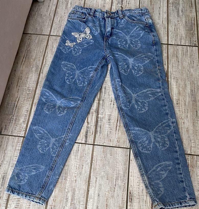 Джинси для дівчинки 7-8р 122-128 Zara Next джинсовка
