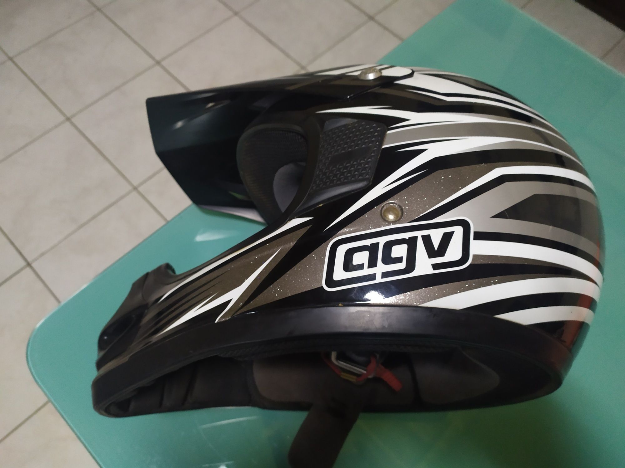 Capacete AGV RC5 oferta óculos e luvas