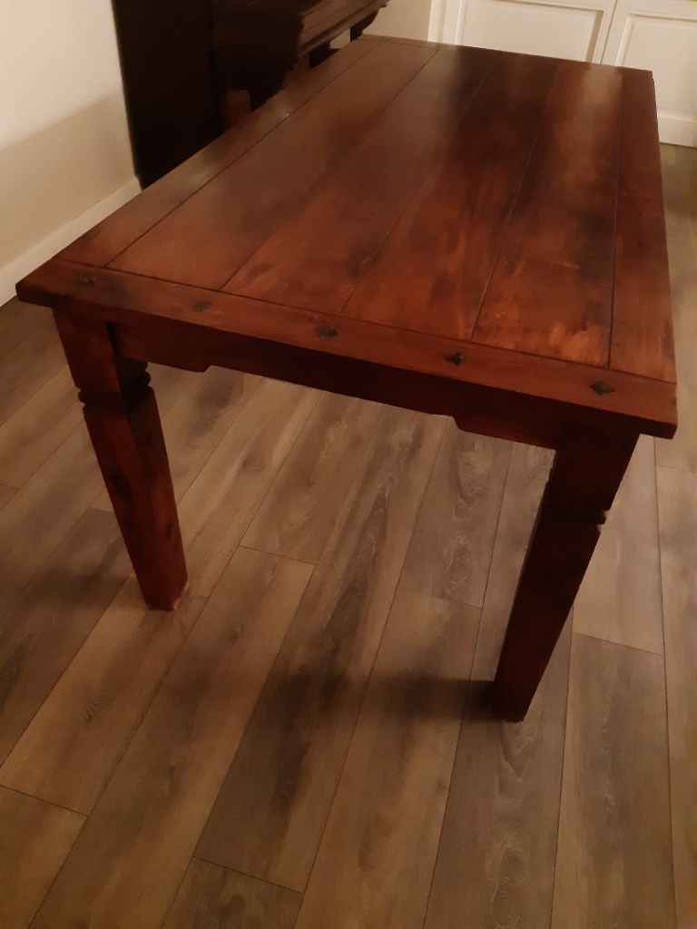 Stół drewniany industrialny, loft