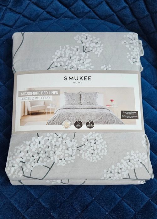 Świetny komplet pościeli 160x200 dmuchawce gałązki Smukee