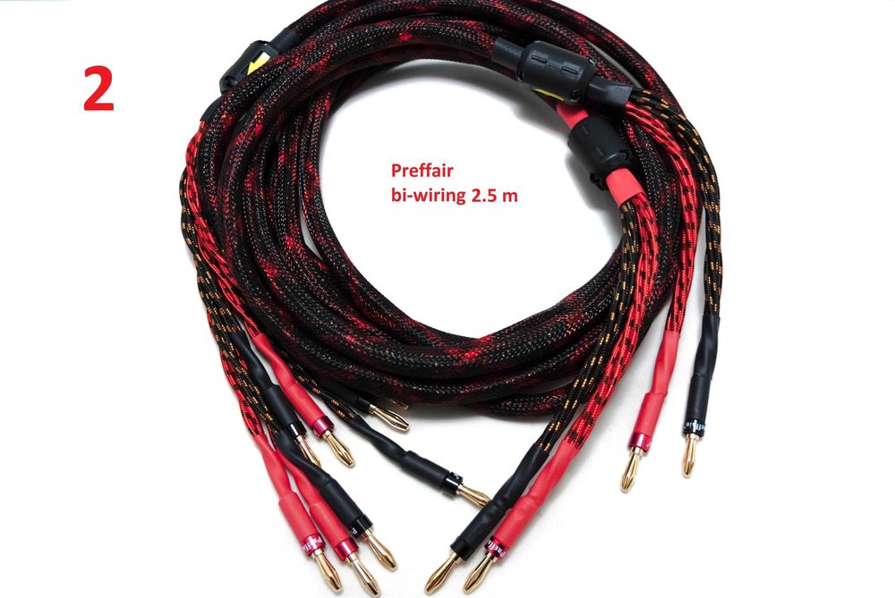 акустические кабели Audiocrast Preffair 2/2,5/3 метра