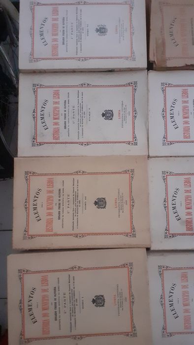 Elementos para a história do Município de Lisboa Freire de Oliveira