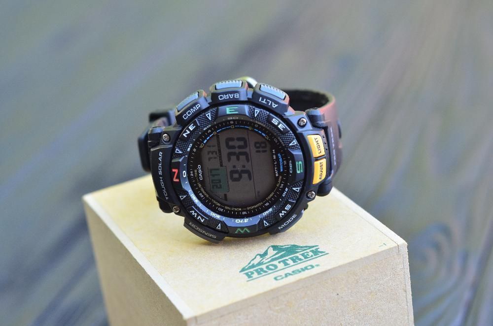 Часы Casio Pro Trek PRG-240-1E ! Оригинал! Фирменная гарантия 2 года!