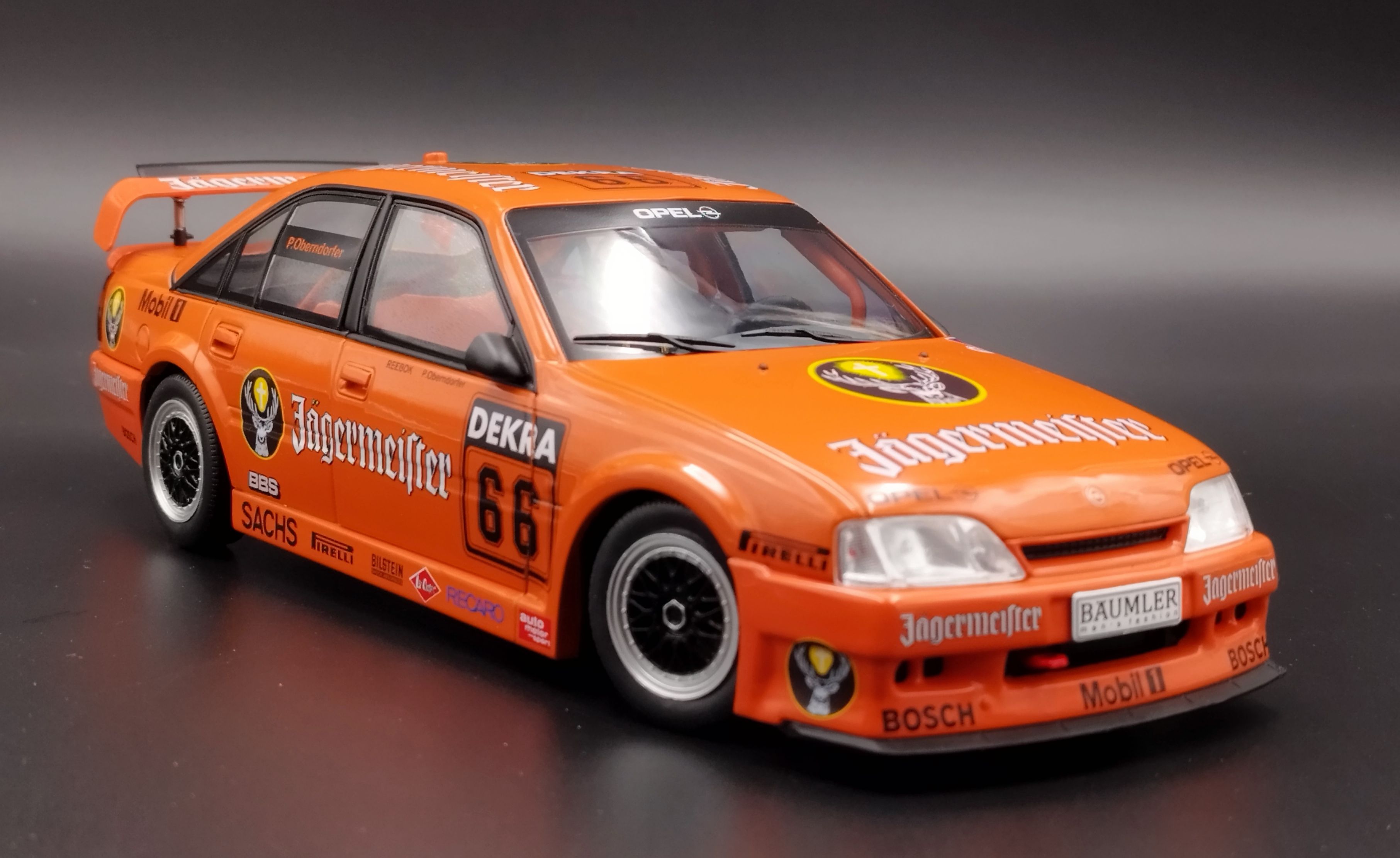 1:18 Solido 1991 Opel Omega 500 DTM #66 P.Oberndorfer Jaegermeister