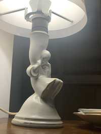Porcelanowa lampa Ćmielów projekt J . Szewczyka 1937