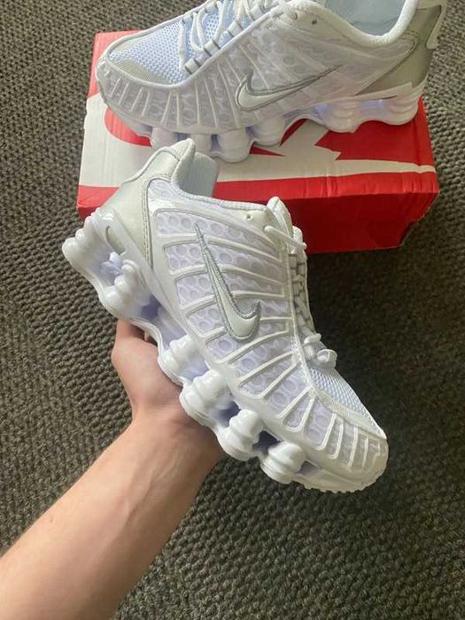 Buty meskie Mokasyny Nike_Shox_TL_White R.43