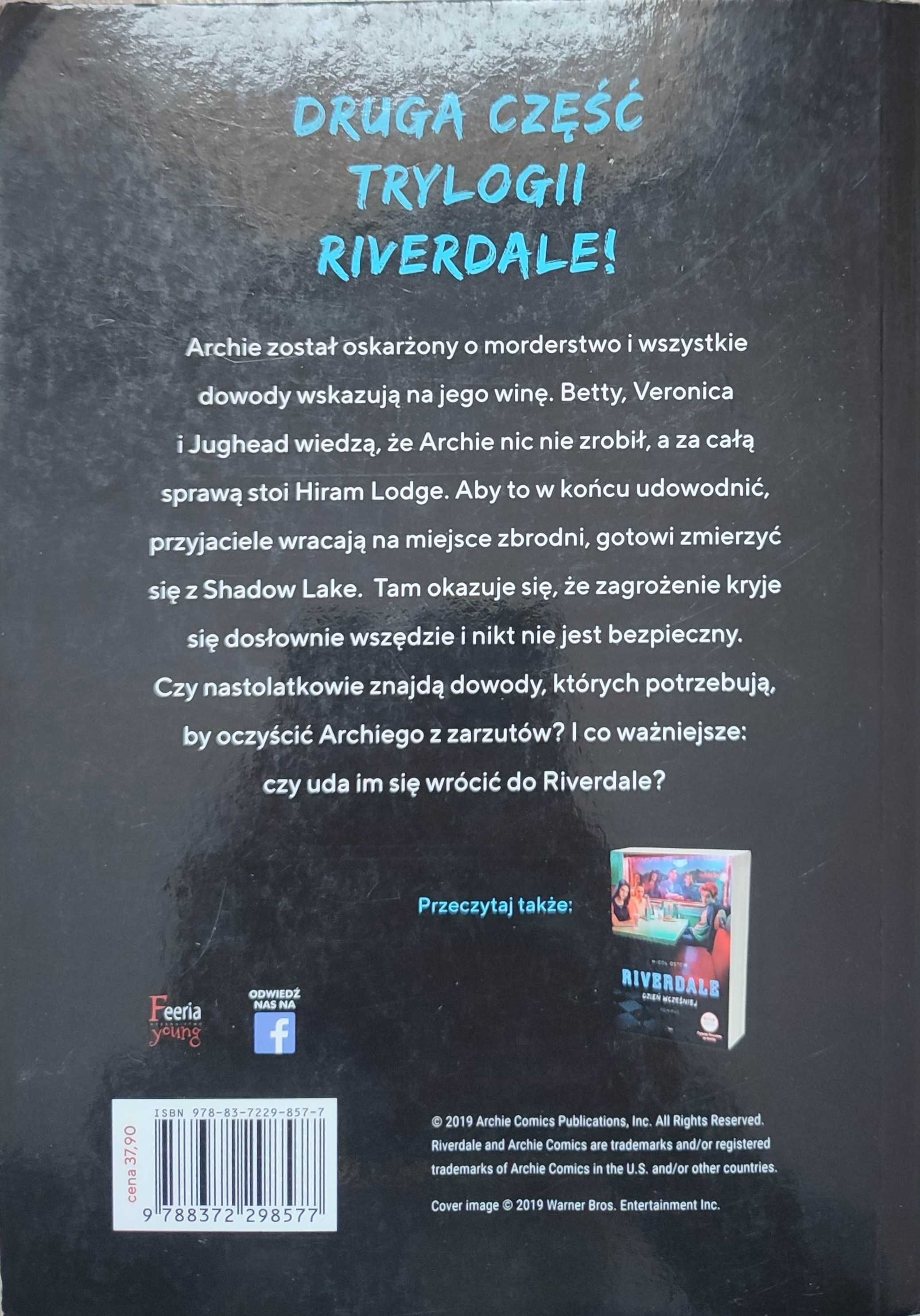 Książka Riverdale 'Powrót nad Shadow Lake"