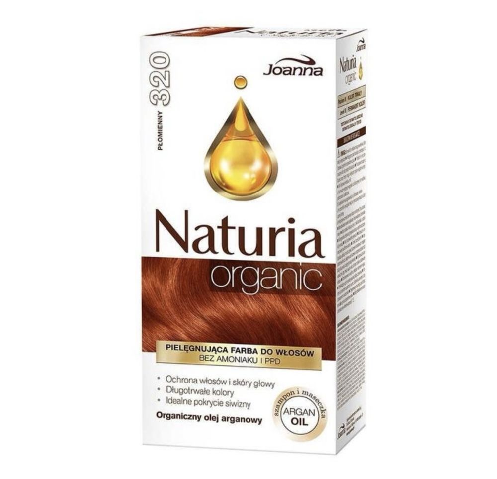 Joanna NATURIA ORGANIC Farba Ptomienny 320