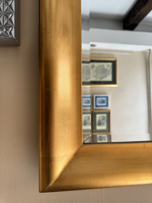 Lustro w złotej ozdobnej ramie 73x93cm