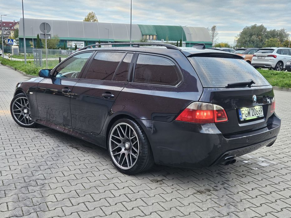 Bmw e61 ori m-pakiet 3.0d 218km automat carbonschwarz
