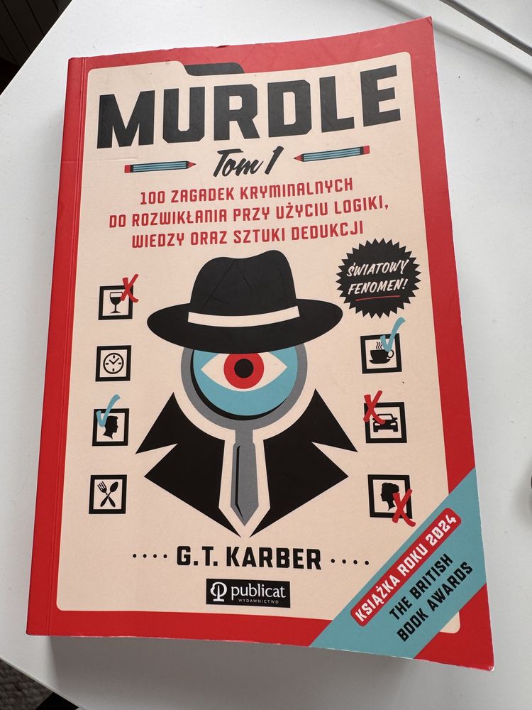 Ksiażka, zagadki. MURDLE Tom 1 Karber