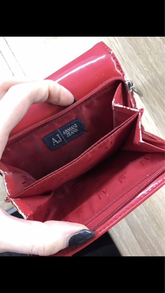 Portfel Armani Jeans AJ czerwony