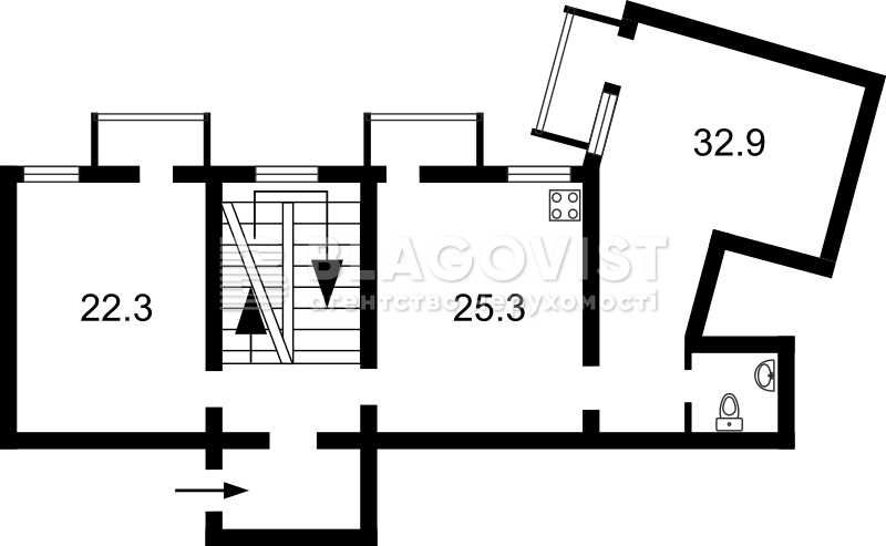 Оренда апартаментів 419м, Ольгинська 2/1, м Хрещатик