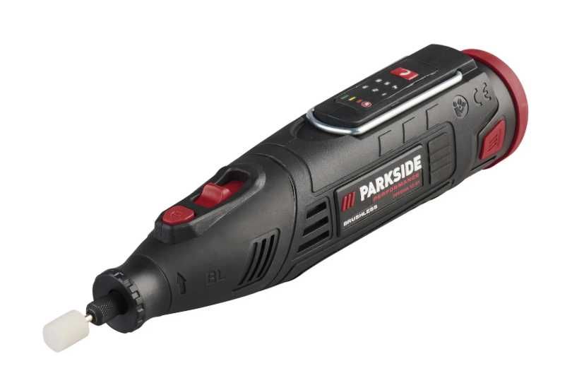 PARKSIDE Mini szlifierka, PPFBSA 12 A1 CAŁY ZESTAW(+Aku+Ład 12 V/2 Ah)