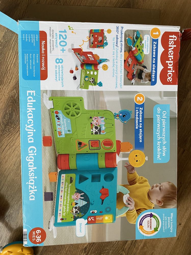 Fisher Price Zabawka Edukacyjna Gigaksiążka