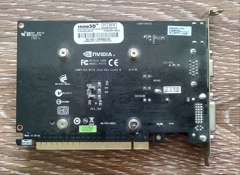 Відеокарти Inno3D GeForce GT 440 DDR3 2GB / GT 730 DDR3 2Gb