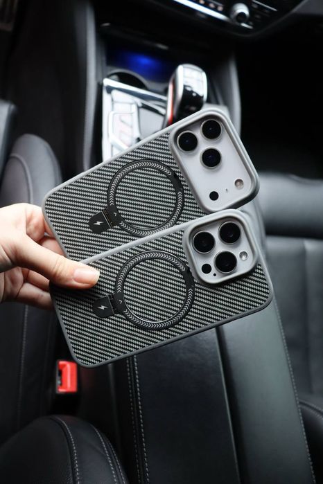 Карбон чохол з magsafe чехол iPhone 17 Pro Max айфон про макс