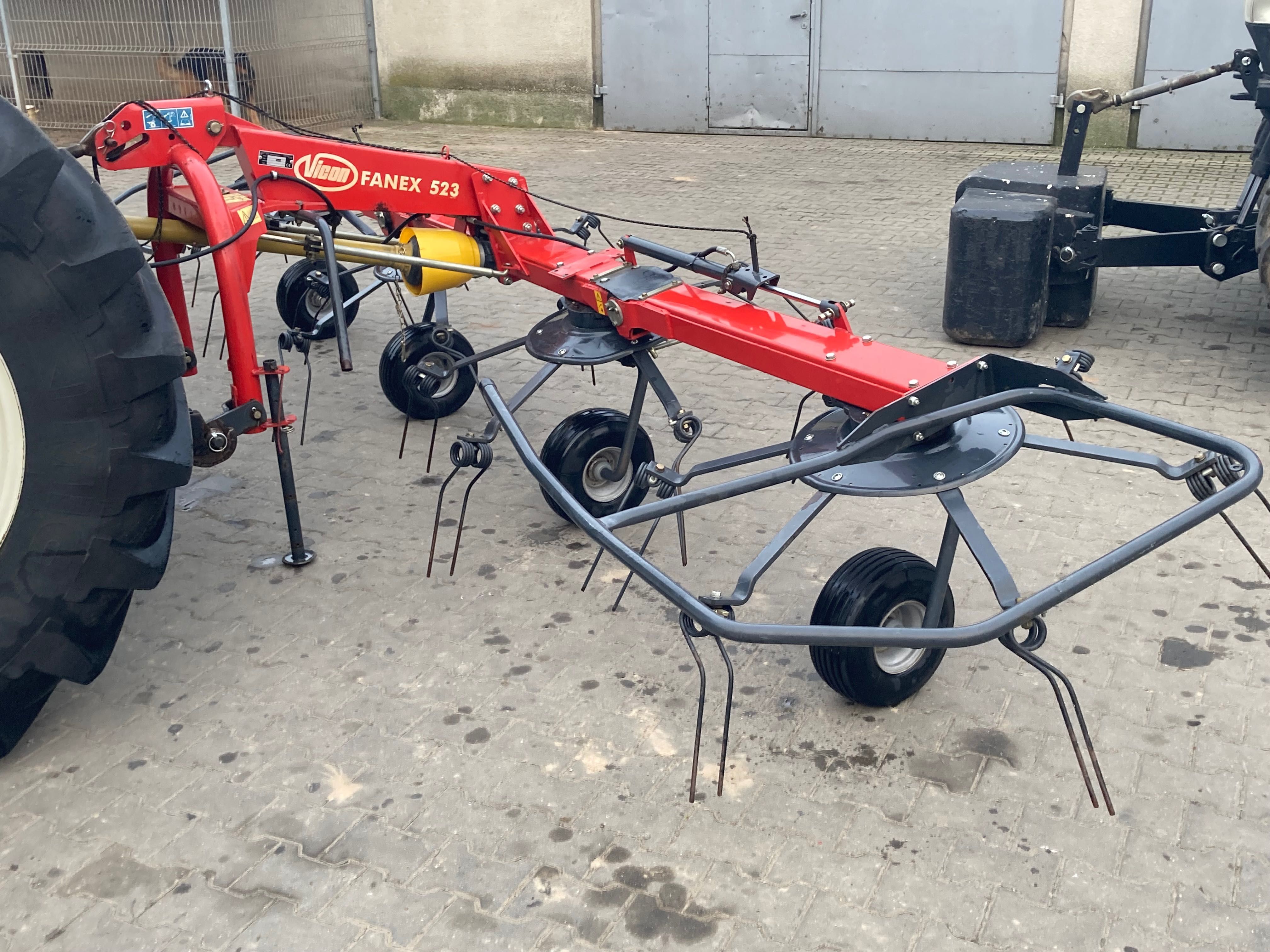Przetrząsarka Vicon Fanex 523 ( Krone, Claas) Jak nowa!!!