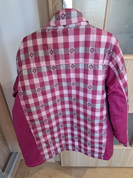 Kurtka różowa dla dziewczynki jesienno zimowa 152 158