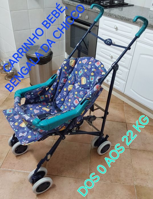 CARRINHO DE BEBÉ BENGALA CHICCO. Viagem,Casa,Passeio,Quarto,Segurança.