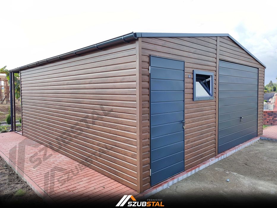 Garaż blaszany 6x5 6x5,80 6x6 9x5 9x6 PRODUCENT seria Premium Line