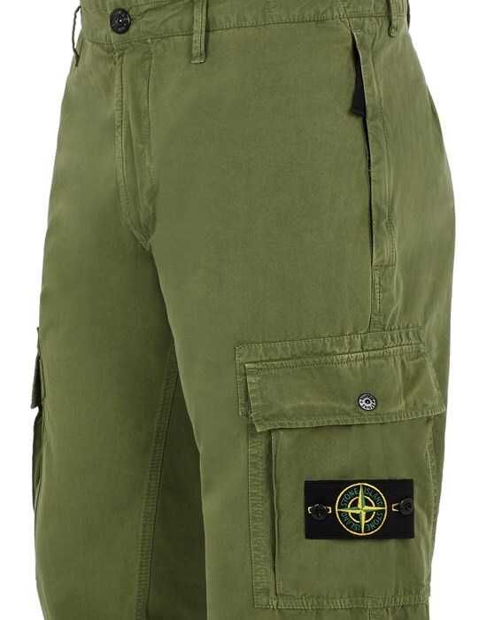 Штани STONE ISLAND 303WA Brushed Cotton Cargo Pants Cold Dyed Olive