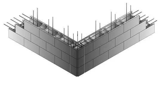 Pustak szalunkowy zalewowy 24'' 30'' Fundamenty Ściany Mury Oporowe