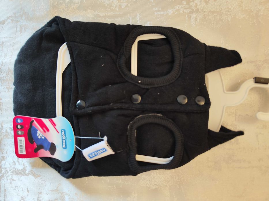 Casaco de Inverno preto para Cão- Tamanho S