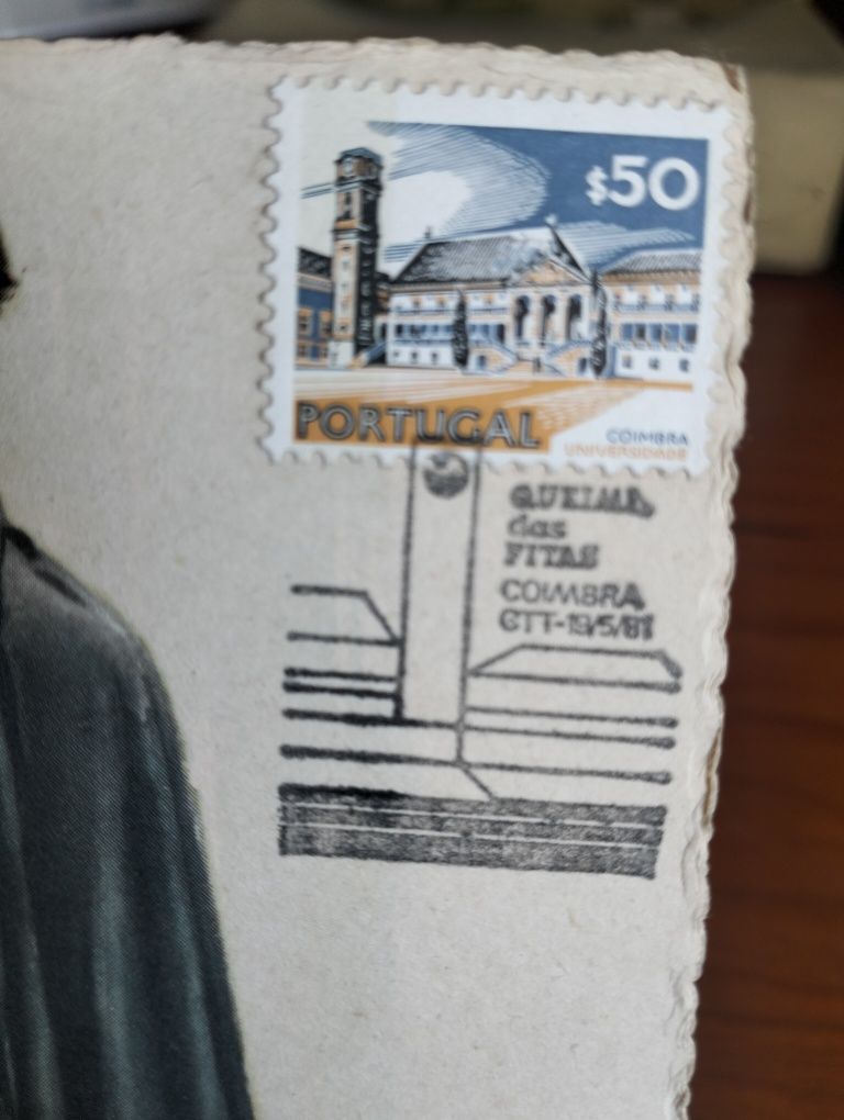 Antigo postal Queima das Fitas 1981