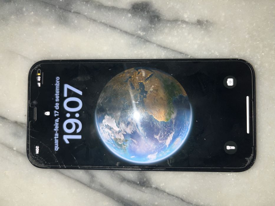 Iphone 12 preto usado e novo