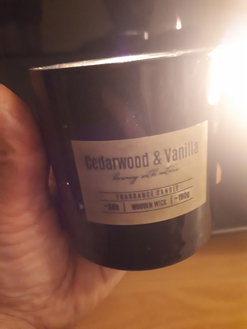 Свечи ароматизированные в стекле LUXURY чёрная орхидея Cedarwood & Van